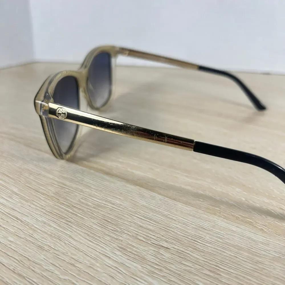 Gucci GG3675/S 4WHJJ Sunglasses READ DESC Black Gold 56-15-140